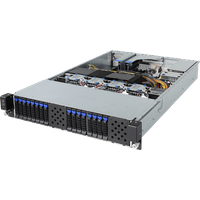 Kurzinfo: Gigabyte G221-Z30 (rev. 100) - Server - Rack-Montage - 2U - 1-Weg - keine CPU - RAM 0 GB - SATA - Hot-Swap 6.4 cm (2.5) Schacht/Schächte - keine HDD - AST2500 - 10 GigE - kein Betriebssystem - Monitor: keiner Gruppe Desktops & Server Hersteller GIGABYTE Hersteller Art. Nr. 6NG221Z30MR-00 Modell G221-Z30 (rev. 100) EAN/UPC Produktbeschreibung: Gigabyte G221-Z30 (rev. 100) - Rack-Montage - keine CPU - 0 GB - keine HDD Typ Server - Rack-Montage Höhe (Rack-Einheiten) 2U Server-Skalierbarkeit 1-Weg Prozessor Keine CPU Prozessorsockel Socket SP3 RAM 0 GB DDR4 SDRAM Massenspeicher-Controller SATA Server-Speichereinschübe Hot-Swap 6.4 cm (2.5) Festplatte Keine HDD Optischer Speicher Kein optisches Laufwerk Grafik-Controller ASPEED AST2500 Netzwerk 10 GigE Stromversorgung Wechselstrom 120/230 V (50 - 60 Hz) Redundante Stromversorgung Ja Bereitgestelltes Betriebssystem Kein Betriebssystem Abmessungen (Breite x Tiefe x Höhe) 43 cm x 71 cm x 8.7 cm Gewicht 22 kg Ausführliche Details Allgemein