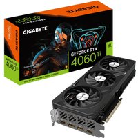 ProzessorEigenschaft: CUDACUDA-Kerne: 4352Grafikprozessorenfamilie: NVIDIAGPU: GeForce RTX 4060 TiProzessortaktfrequenz: 2595 MHzProzessor-Boost-Taktfrequenz (Gaming-Modus): 2535 MHzMaximale Auflösung: 7680 x 4320 PixelParallele Verarbeitungstechnologie: Nicht unterstütztMaximale Displays pro Videokarte: 4SpeicherSeparater Grafik-Adapterspeicher: 16 GBGrafikkartenspeichertyp: GDDR6Breite der Speicherschnittstelle: 128 BitDatenübertragungsrate: 18 Gbit/sAnschlüsse und SchnittstellenSchnittstelle: PCI Express 4.0Anzahl HDMI-Anschlüsse: 2HDMI-Version: 2.1aAnzahl DisplayPort Anschlüsse: 2DisplayPorts-Version: 1.4aLeistungenDirectX-Version: 12 UltimateOpenGL-Version: 4.6Eigenschaft: HDCPDesignKühlung: AktivKühltechnik: GIGABYTE WINDFORCE 3XAnzahl Lüfter: 3 LüfterFormfaktor: Full-Height/Full-Length (FH/FL)Produktfarbe: SchwarzEnergieMin. Systemstromversogung: 500 WZusätzliche Stromanschlüsse: 1x 8-pinGewicht und AbmessungenLänge (mm): 281 mmTiefe: 53 mmHöhe: 117 mmVerpackungsdatenVerpackungsart: BoxLieferumfangEigenschaft: Schnellinstallationsanleitung - Eingabe / Ausgabe Grafikkarten NVidia - GIGABYTE GAMING GeForce RTX 4060 Ti OC 16G