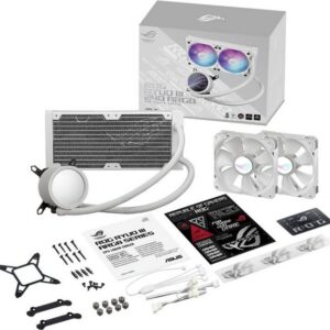 ROG Ryuo III 240 White Edition All-in-One-Flüssigkeits-CPU-Kühler mit Asetek-Pumpenlösung der 8. Generation