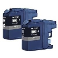 Kurzinfo: Brother LC123BK - 2er-Pack - Hohe Ergiebigkeit - Schwarz - Original - Blister mit akustischem/elektromagnetischem Alarm - Tintenpatrone - für DCP J100