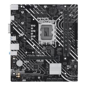 AllgemeinProdukttypMotherboard - micro ATXChipsatzIntel H610ProzessorsockelLGA1700-SockelMax. Anz. Prozessoren1Kompatible Prozessoren(unterstützt 12. und 13. Generation von Intel Core / Pentium Gold / Celeron)Unterstützter RAMMax. Größe96 GBTechnologieDDR5Bustakt4800 MHz