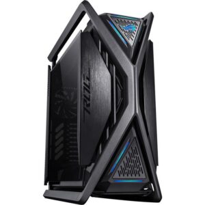 Das ROG Hyperion GR701 bietet einen X-Faktor in Form und Funktion. Mit Unterstützung für zwei 420-mm-Radiatoren