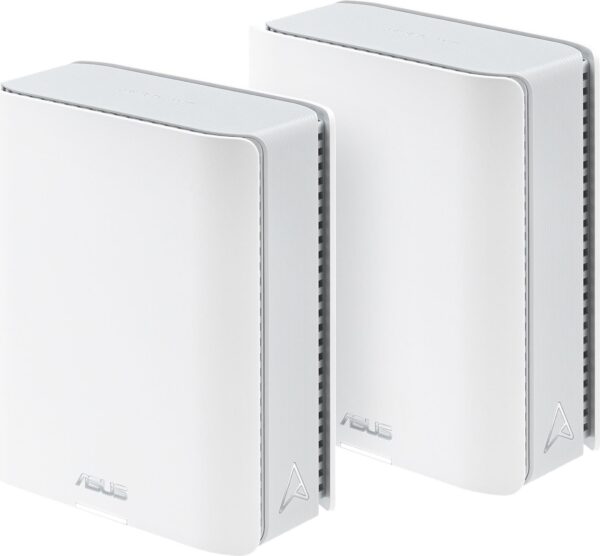 ASUS ZenWiFi BD4 - WLAN-System - (2 Router) - up to 4,900 sq.ft - Netz 1GbE, Wi-Fi 7, 2.5GbE, 5GbE - Wi-Fi 7 - Dual-Band (90IG0960-MO3C20)