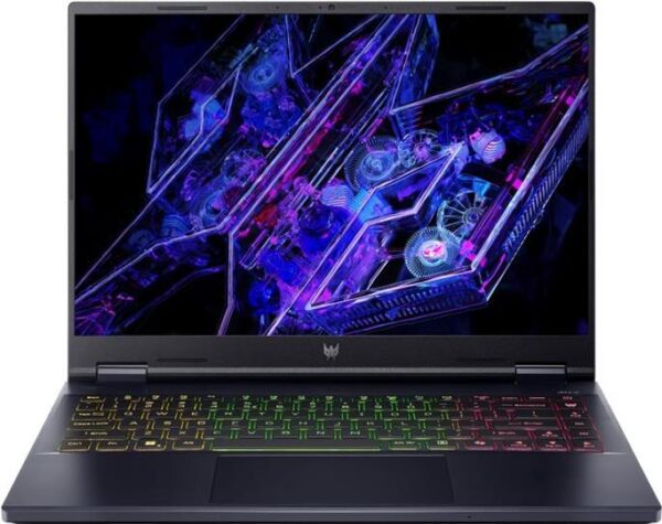 Acer Predator Helios Neo 14 PHN14-51 - Intel Core Ultra 7 155H / 1.4 GHz - Win 11 Home - GeForce RTX 4060 - 16 GB RAM - 1.024 TB SSD SED, NVMe - 36.8 cm (14.5) IPS 2560 x 1600 (WQXGA) @ 120 Hz - Wi-Fi 6E, Bluetooth - Tiefschwarz - kbd: Deutsch (NH.QRPEG.002)