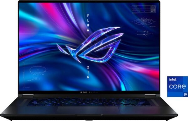 Komfortables Convertible Notebook mit schlauem Betriebssystem Von der Marke Asus stammt das Convertible Notebook ROG GV601VI-NL019W. Der umklappbare Bildschirm verwandelt das Notebook im Handumdrehen in ein Tablet. Dank der SSD-Festplatte hast du ausreichend Platz für Spiele