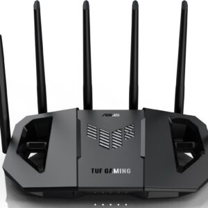 ASUS TUF Gaming BE6500 - Wireless Router 4-Port-Switch - 1GbE, 2.5GbE - Wi-Fi 7 - Dual-Band (90IG0920-MO9C00)