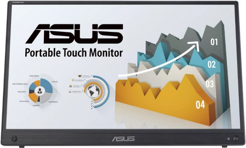 ASUS ZenScreen Touch MB16AHT Tragbarer Monitor Produktivität zum Anfassen Der ASUS ZenScreen Touch MB16AHT ist ein tragbarer 15.6 -IPS-FHD-Monitor mit reaktionsschneller und intuitiver 10-Punkt-Touch-Funktionalität*