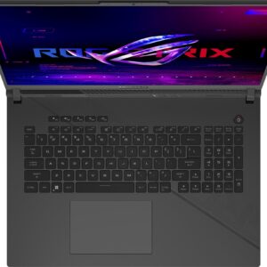 rnRaise Your Game with Style Greif Dir den Sieg. Das ASUS ROG Strix G18 macht sich die neue Generation der Intel Prozessoren und NVIDIA® Grafikkarten zu Nutze. Der bis zu Intel® Core i9-13980HX der 13. Generation und eine Notebook-Grafikkarte bis zu NVIDIA® GeForce RTX 4080 führen dich mit überlegener Leistung zum Sieg auf dem Schlachtfeld. CPU und GPU werden von bis zu 2 TB PCIe Gen4x4 SSD-Speicher und bis zu 32GB DDR5-Arbeitsspeicher unterstützt