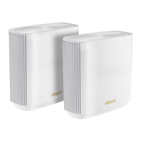 ÜberragendesnWLAN im ganzen HausnDas ASUS ZenWiFi XT9 Mesh-System besteht aus einem Paar ASUS AX7800 Tri-Band Wi-Fi 6 Mesh-Routern mit einzigartigen Technologien