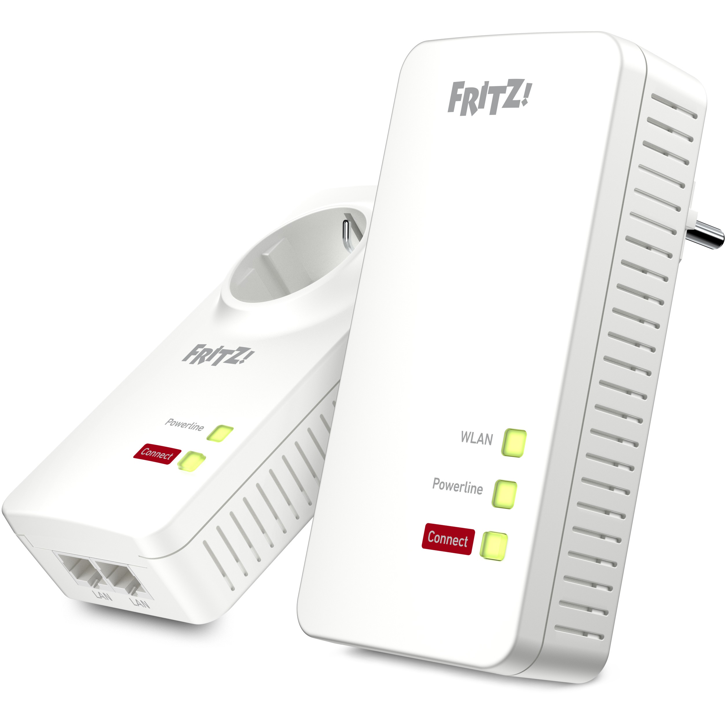 LeistungenMaximale Datenübertragungsrate: 1200 Mbit/sEigenschaft: Ethernet/LANSchnittstellentyp Ethernet-LAN: Gigabit EthernetEthernet LAN Datentransferraten: 10.100.1000 Mbit/sKupfer Ethernet Verkabelungstechnologie: 10BASE-T. 100BASE-T. 1000BASE-TAnzahl Ethernet-LAN-Anschlüsse (RJ-45): 1Eigenschaft: WLANWLAN-Standards: 802.11a. 802.11b. 802.11gDatenübertragungsgeschwindigkeit WLAN: 866 Mbit/sNetzstandard: IEEE 802.11a. IEEE 802.11b. IEEE 802.11g. IEEE 802.11h. IEEE 802.11iStecker: Typ FEigenschaft: Eingebaute SteckdosePowerLine-Standard: HomePlug AV2Unterstützte Sicherheitsalgorithmen: 128-bit AESEnergieAC Eingangsspannung: 230 VAC Eingangsfrequenz: 50 HzDesignLED-Anzeigen: LAN. LeistungProduktfarbe: WeißGewicht und AbmessungenBreite: 67 mmTiefe: 32 mmHöhe: 132 mmGewicht: 200 gLieferumfangEigenschaft: SchnellinstallationsanleitungMitgelieferte Kabel: LAN (RJ-45) - Netzwerk-Infrastruktur PoE / WLAN  - FRITZ!Powerline 1260E WLAN Set