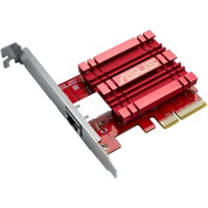 Anschlüsse und SchnittstellenÜbertragungstechnik: KabelgebundenHostschnittstelle: PCI ExpressSchnittstelle: EthernetAnzahl Ethernet-LAN-Anschlüsse (RJ-45): 1NetzwerkMaximale Datenübertragungsrate: 10000 Mbit/sNetzstandard: IEEE 802.3anEigenschaft: Ethernet/LANEthernet LAN Datentransferraten: 100.1000.2500.5000.10000 Mbit/sVerkabelungstechnologie: 10GBase-TDesignEigenschaft: EingebautLED-Anzeigen: Aktivität. Link. GeschwindigkeitSystemanforderungUnterstützt Windows-Betriebssysteme: Windows 10. Windows 8. Windows 8.1Eigenschaft: Unterstützte Linux-BetriebssystemeGewicht und AbmessungenGewicht: 89 gLogistikdatenWarentarifnummer (HS): 85176990 - Netzwerk Netzwerkartikel  - ASUS XG-C100C V2