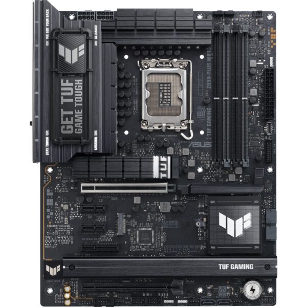 ProzessorProzessorhersteller: IntelProzessorsockel: LGA 1851 (Socket V1)Kompatible Prozessoren: Intel Core Ultra (Series 2)SpeicherUnterstützte Arbeitsspeicher: DDR5-SDRAMAnzahl der Speichersteckplätze: 4Arbeitsspeicher Typ: DIMMSpeicherkanäle: ZweikanaligECC-Kompatibilität: Nicht-ECCUnterstützte Speichertaktrate (max.): 8600 MHzRAM-Speicher maximal: 192 GBEigenschaft: Unbuffered SpeicherSpeicher-ControllerUnterstützte Speicherlaufwerke: HDD & SSDUnterstützte Speicherlaufwerk-Schnittstellen: M.2. SATA IIIMaximale unterstützte Anzahl der HDD: 4Anzahl der unterstützten Speicherlaufwerke: 8Eigenschaft: RAID-UnterstützungRAID Level: 0. 1. 5. 10GrafikParallele Verarbeitungstechnologie: Nicht unterstütztInterne E/A-AnschlüsseAnzahl USB 2.0 Schnittstellen: 2USB 3.2 Gen 1 (3.1 Gen 1) Anschlüsse: 2USB 3.2 Gen 2 (3.1 Gen 2) Anschlüsse: 1SATA III Anschlüsse: 4Eigenschaft: Front Panel AudiosteckerEigenschaft: ATX Stromstecker (24-pol.)Eigenschaft: CPU VentilatorsteckerZahl der Chassisventilatorstecker: 4Eigenschaft: Chassis Intrusion SteckerEigenschaft: EPS Stromstecker (8-pin)Zahl der COM Stecker: 1Thunderbolt-Stiftleisten: 1Eigenschaft: 12-V-StromanschlussEigenschaft: RGB-LED-StiftleisteE/A-Anschlüsse auf der RückseiteUSB 3.2 Gen 1 (3.1 Gen 1) Anzahl der Anschlüsse vom Typ A: 3USB 3.2 Gen 2 (3.1 Gen 2) Anzahl der Anschlüsse vom Typ A: 3USB 3.2 Gen 2 (3.1 Gen 2) Anzahl der Anschlüsse vom Typ C: 1Anzahl Ethernet-LAN-Anschlüsse (RJ-45): 1Anzahl HDMI-Anschlüsse: 1HDMI-Version: 2.1Anzahl DisplayPort Anschlüsse: 1DisplayPorts-Version: 1.4Kopfhörerausgänge: 1Eigenschaft: Line-inEigenschaft: S/PDIF-AusgangMenge der Thunderbolt-Anschlüsse: 1WiFi-AP-Antennenbuchse: 2NetzwerkEigenschaft: Ethernet/LANEthernet Schnittstellen Typ: 2.5 Gigabit EthernetEigenschaft: WLANTop WLAN-Standard: Wi-Fi 7 (802.11be)WLAN-Standards: 802.11a. 802.11b. 802.11g. Wi-Fi 4 (802.11n). Wi-Fi 5 (802.11ac). Wi-Fi 6 (802.11ax). Wi-Fi 6E (802.11ax). Wi-Fi 7 (802.11be)Eigenschaft: BluetoothBluetooth-Version: 5.4MerkmaleMotherboard Chipsatz: Intel Z890Audio-Chip: Realtek ALC1220PAudio Kanäle: 7.1 KanäleProduktfarbe: SchwarzKomponente für: PCMotherboardformfaktor: ATXMotherboard Chipsatz Familie: IntelKühlung: PassivEnergiequelle: ATXUnterstützt Windows-Betriebssysteme: Windows 11ErweiterungssteckplätzePCI-Express x4 (Gen 1.x)-Anschlüsse: 2PCI Express x4-Steckplätze (Gen 4.x): 1PCI Express x16-Steckplätze (Gen 4.x): 1PCI Express x16-Steckplätze (Gen 5.x): 1Anzahl der M.2 (M)-Steckplätze: 4BIOSBIOS-Typ: UEFI AMIBIOS-Speichergröße: 256 MbitVerpackungsdatenVerpackungsbreite: 353 mmVerpackungstiefe: 273 mmVerpackungshöhe: 68 mmPaketgewicht: 2.34 kgGewicht und AbmessungenBreite: 305 mmTiefe: 244 mmLieferumfangMitgelieferte Kabel: SATASonstige FunktionenEigenschaft: SchnellinstallationsanleitungEigenschaft: Back-to-BIOS Knopf - Eingabe / Ausgabe Mainboards & Zubehör Mainboards Intel - ASUS TUF GAMING Z890-PLUS WIFI