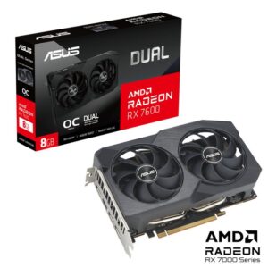 ProzessorGrafikprozessorenfamilie: AMDGPU: Radeon RX 7600Maximale Auflösung: 7680 x 4320 PixelParallele Verarbeitungstechnologie: Nicht unterstütztProzessor-Boost-Taktfrequenz: 2695 MHzProzessor-Boost-Taktfrequenz (OC-Modus): 2715 MHzProzessor-Boost-Taktfrequenz (Gaming-Modus): 2300 MHzStreamprozessoren: 2048Maximale Displays pro Videokarte: 4SpeicherSeparater Grafik-Adapterspeicher: 8 GBGrafikkartenspeichertyp: GDDR6Breite der Speicherschnittstelle: 128 BitDatenübertragungsrate: 18 Gbit/sAnschlüsse und SchnittstellenSchnittstelle: PCI Express 4.0Anzahl HDMI-Anschlüsse: 1Anzahl DisplayPort Anschlüsse: 3HDMI-Version: 2.1DisplayPorts-Version: 1.4aGewicht und AbmessungenGewicht: 630 gTiefe: 128 mmHöhe: 49 mmBreite: 205 mmLeistungMin. Systemstromversogung: 550 WZusätzliche Stromanschlüsse: 1x 8-pinVerpackungsdatenVerpackungsbreite: 364 mmVerpackungstiefe: 217 mmVerpackungshöhe: 66 mmPaketgewicht: 1