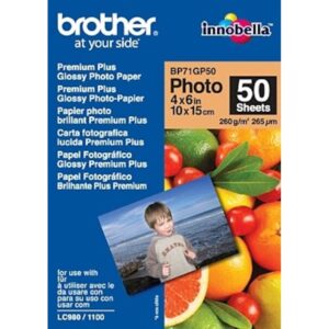 • Brother BP71GP50 Fotopapier-A6 • Paket mit 50 Blatt