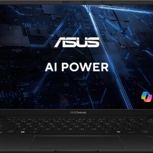 Neue Power. Dank KI. Kompakt und AusdruckstarkDas ASUS Zenbook 14 OLED kombiniert ein platzsparendes Design mit herausragender Leistung. Mit einem starken AMD Ryzen 7 8840HS Prozessor mit integrierten AMD Ryzen AI und einer AMD RDNA 3 Grafik ist das Zenbook 14 OLED für jede Herausforderung gewappnet. Flexibles Multitasking ist kein Problem mit 16GB Arbeitsspeicher