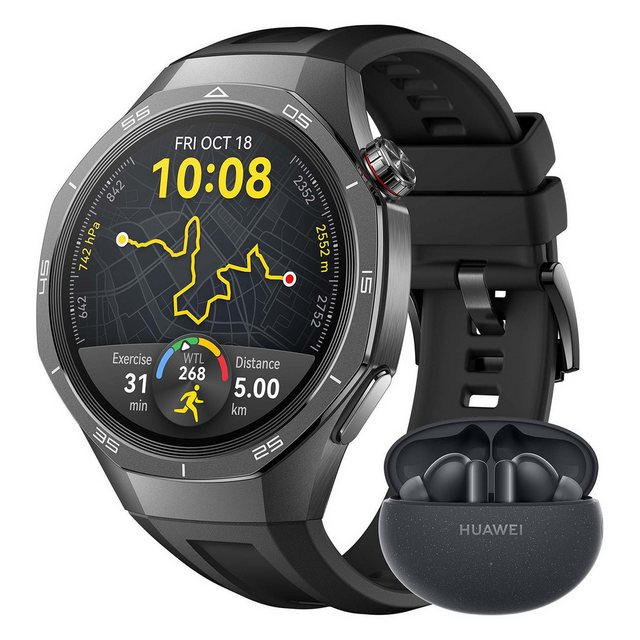 Entdecke jetzt die bahnbrechende HUAWEI WATCH GT5 Pro 46mm! Mit ihrem innovativen EKG-System