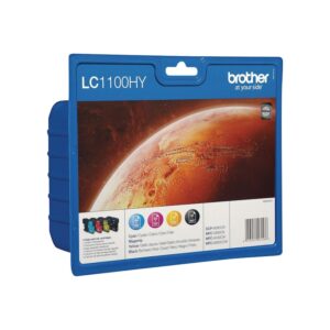 • Brother LC1100HY Value Pack - Druckerpatrone • Druckfarbe: Schwarz