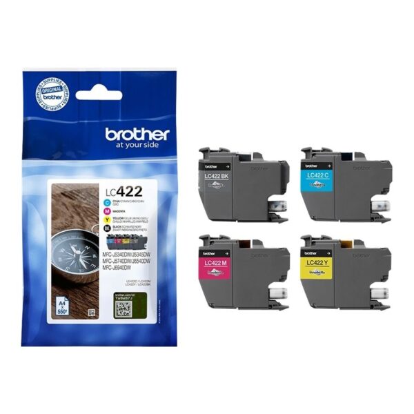 • Brother LC-422VAL Tintenpatronen Value Pack • Farbe: Schwarz