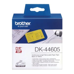 • Brother DK44605 Endlos-Etikett • Gelb