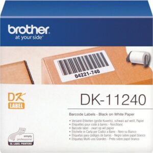 • Brother DK-11240 Einzeletikettenrolle • mit schwarzer Schrift • Kompatibilität: QL-1050