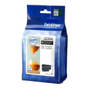 • Brother Tintenpatrone LC3235XLBK • Farbe: Schwarz • Reichweite: ca. 6.000 Seiten • Kompatibel zu: DCP-J1100DW