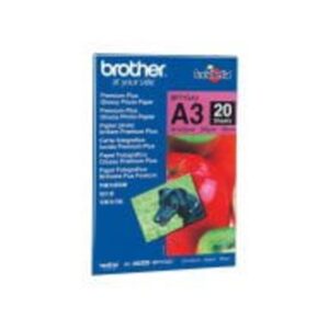 • Brother BP71GA3 Fotopapier-A3 • Paket mit 20 Blatt