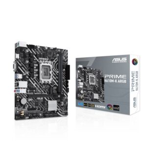 • mATX Mainboard mit Sockel Intel 1700 für Intel Core 13. Generation-CPU • Intel H610-Chipsatz