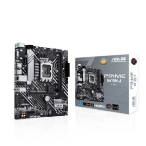 • mATX Mainboard mit Sockel Intel 1700 für Intel Core 13. Generation-CPU • Intel H610-Chipsatz