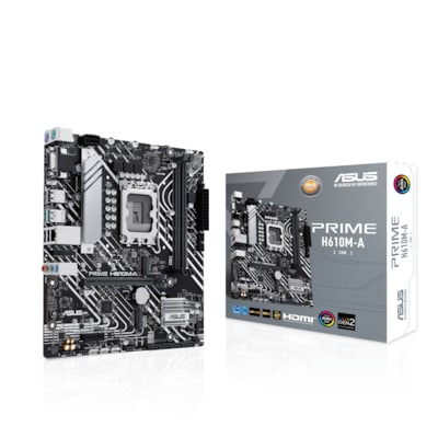 • mATX Mainboard mit Sockel Intel 1700 für Intel Core 13. Generation-CPU • Intel H610-Chipsatz