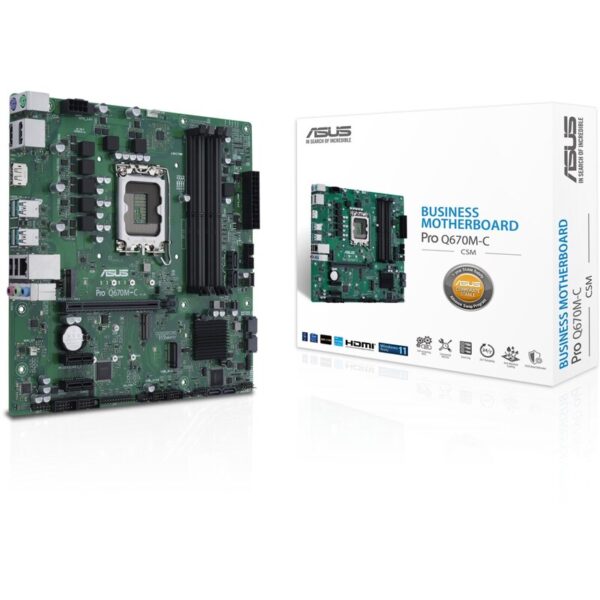 • ATX Mainboard mit Sockel Intel 1700 für Intel Core 13./12. Gen. CPU • Intel H670-Chipsatz