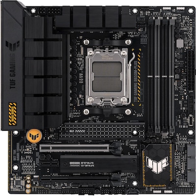 • mATX Mainboard mit Sockel AMD AM5 für AMD RYZEN 7000 Serie-CPU • AMD B650-Chipsatz • 192 GB max. RAM