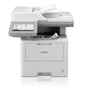 • S/W-Laser-Multifunktionsdrucker Scanner Kopierer Fax • Druckauflösung: Bis zu 1.200 x 1.200 dpi • Druckgeschwindigkeit: bis zu 50 Seiten/Minute • LAN