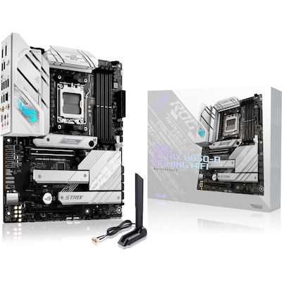 • ATX Mainboard mit Sockel AMD AM5 für AMD RYZEN 7000 Serie-CPU • AMD B650-Chipsatz