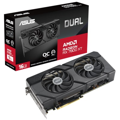 • AMD Radeon RX 7800 XT • 16GB GDDR6-RAM 256 Bit • Axial-Tech Lüfter-Design • Lüfter mit Doppelkugellager • GPU Tweak III