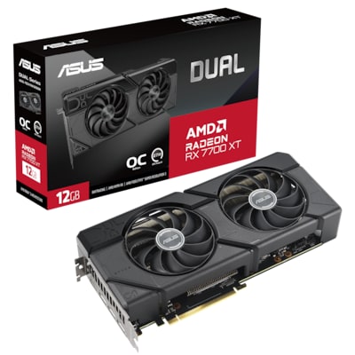 • AMD Radeon RX 7700 XT • 12GB GDDR6-RAM 192 Bit • Axial-Tech Lüfter-Design • Lüfter mit Doppelkugellager • GPU Tweak III