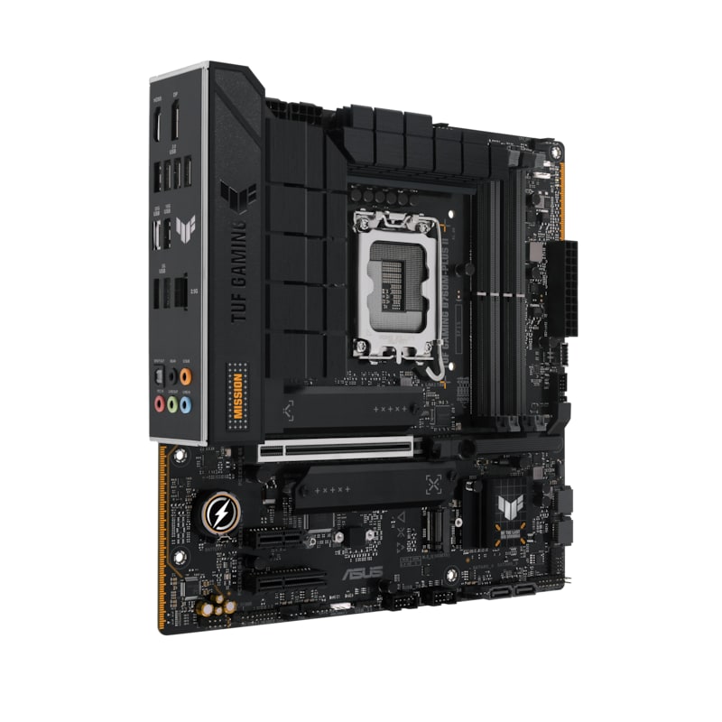 • mATX Mainboard mit Sockel Intel 1700 für Intel Core 14. Generation-CPU • Intel B760-Chipsatz