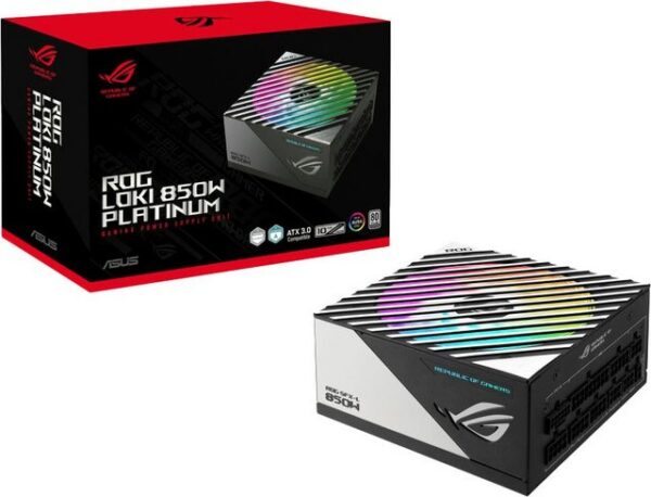 In Anlehnung an das ROG Thor bietet das ROG Loki SFX-L 850W Platinum die gleichen hochwertigen Komponenten und Funktionen