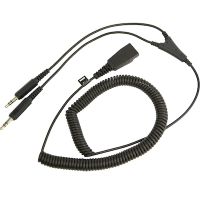 • original Jabra Anschlußkabel • für PC QD 2x3.5mm • 3