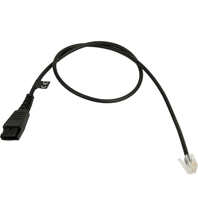 • original Jabra Anschlußkabel • QD RJ45 8-polig glatt 0.5m zB fuer Agfeo ST40 • mit Jabra Quick Disconnect (QD)