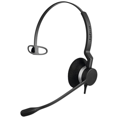 • Schnurgebundenes Mono-Headset für Festnetztelefone • Air Shock Mikrofon • Kevlar - verstärktes Kabel