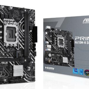 rnH610M-K D4 ARGBDie Mainboards der ASUS Prime Serie wurden von Experten entwickelt