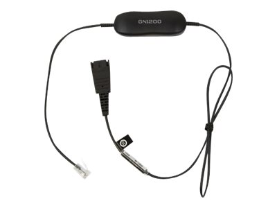 - Multimedia-Technik TK-Zubehör  - Jabra Kabel QD -> RJ9 GN1216 gewendelt (Avaya one-X)