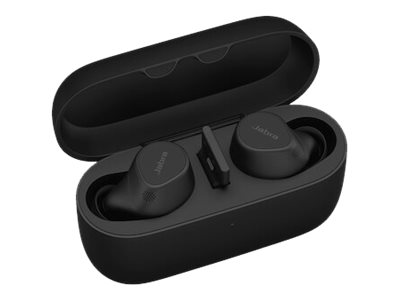 JABRA Evolve2 Buds UC True wireless earphones with mic in-ear Bluetooth active noise cancelling USB-A via BT adapter black Zoom. Das wichtige Angebotsgespräch von der Küche aus führen. Ein Telefonat im Co-Working-Space entgegennehmen. Die Statusmeetings während des täglichen Gassigehens mit dem Hund erledigen. Mit der richtigen Ausstattung kannst du von überall aus arbeiten. Die Evolve2 Buds sind flexibel