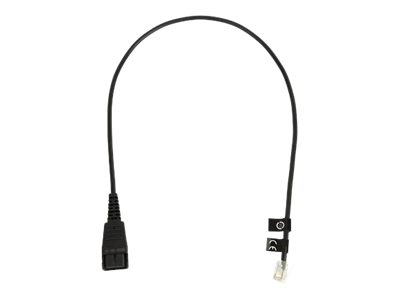 - Multimedia-Technik TK-Zubehör  - Jabra Kabel QD -> RJ10 Standard Glatt