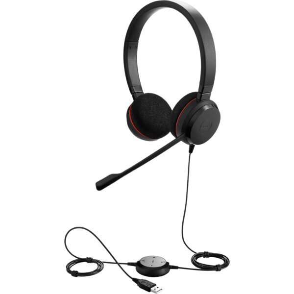 - Multimedia Headsets Business  - Jabra Evolve 20 UC Duo USB Überkopfbügelmodel