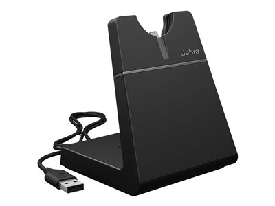 JABRA Engage 55 Desk Stand Convertible USB-A. Über diese Ladestation lässt sich das Jabra Engage 55 Convertible-Headset einfach auf dem Schreibtisch aufladen und aufbewahren.  - Audio