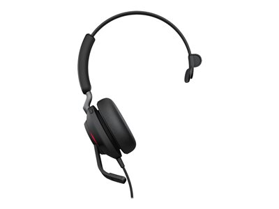 JABRA Evolve2 40 SE MS Mono Headset on-ear wired USB-C noise isolating Certified for Microsoft Teams - Eingabe / Ausgabe Kopfhörer & Headsets  - JABRA Evolve2 40 SE MS Mono Headset