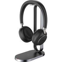 - Multimedia-Technik TK-Headsets  - Yealink BH76 Kopfhörer Kabellos Kopfband Anrufe/Musik USB Typ-A Bluetooth Ladestation Schwarz