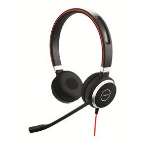 - Multimedia Headsets Business  - Jabra Evolve 40 UC Duo USB + Klinke NC Überkopfbügelmodell