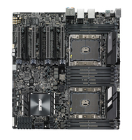 Konfigurationen mit bis zu vier GrafikkartennDas ASUS WS C621E SAGE bietet Platz für bis zu vier doppelt breite Grafikkarten mit vier echten PCIe Gen3 x16-Links für maximale Grafikleistung. Mit der Unterstützung von bis zu vierfachem NVIDIA® SLI™ und AMD CrossFireX™ oder alternativ zweifachem NVIDIA Quadro™ SLI™ ist das WS C621E SAGE eine ausgezeichnete Wahl für Content-Ersteller